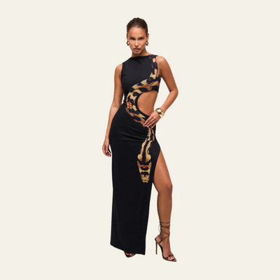 VENICE CUT-OUT MAXI DRESS