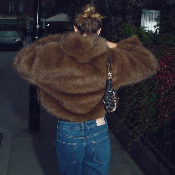 FLORENCE FAUX FUR COAT