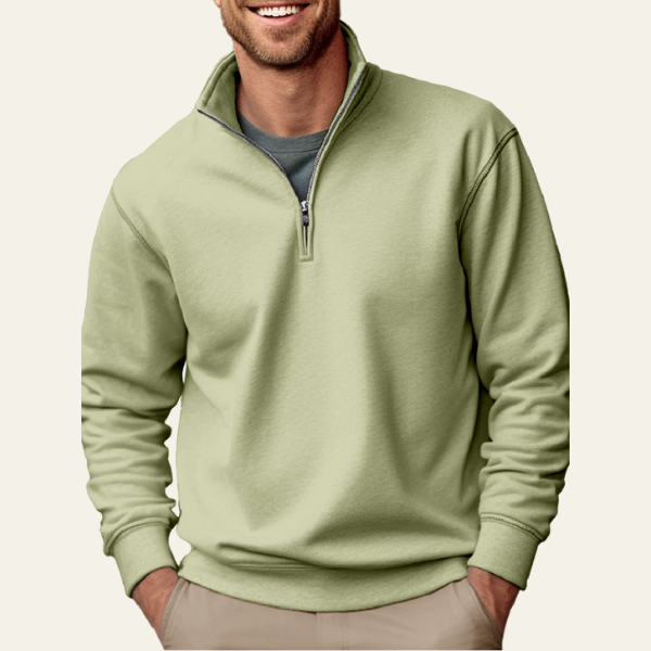 COTE D'AZUR HALF ZIP SWEATER