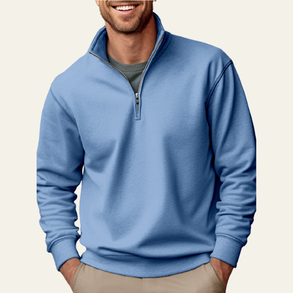 COTE D'AZUR HALF ZIP SWEATER