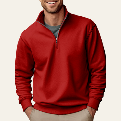 COTE D'AZUR HALF ZIP SWEATER