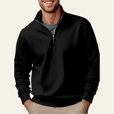 COTE D'AZUR HALF ZIP SWEATER