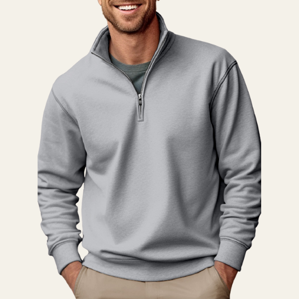 COTE D'AZUR HALF ZIP SWEATER