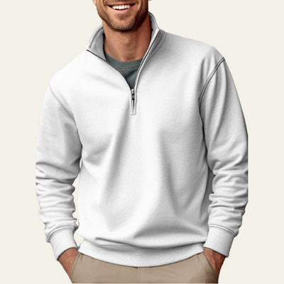 COTE D'AZUR HALF ZIP SWEATER