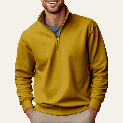 COTE D'AZUR HALF ZIP SWEATER