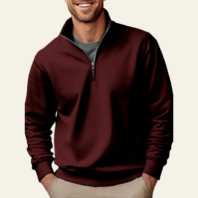 COTE D'AZUR HALF ZIP SWEATER