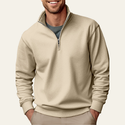 COTE D'AZUR HALF ZIP SWEATER