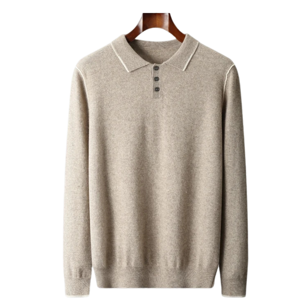 100% CASHMERE POLO