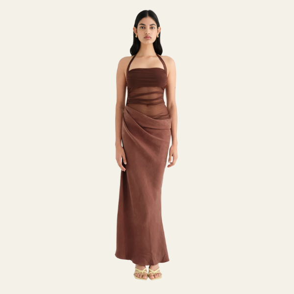 BARCELONA SILHOUETTE MAXI DRESS