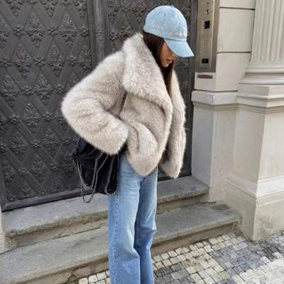 MONACO FAUX FUR COAT