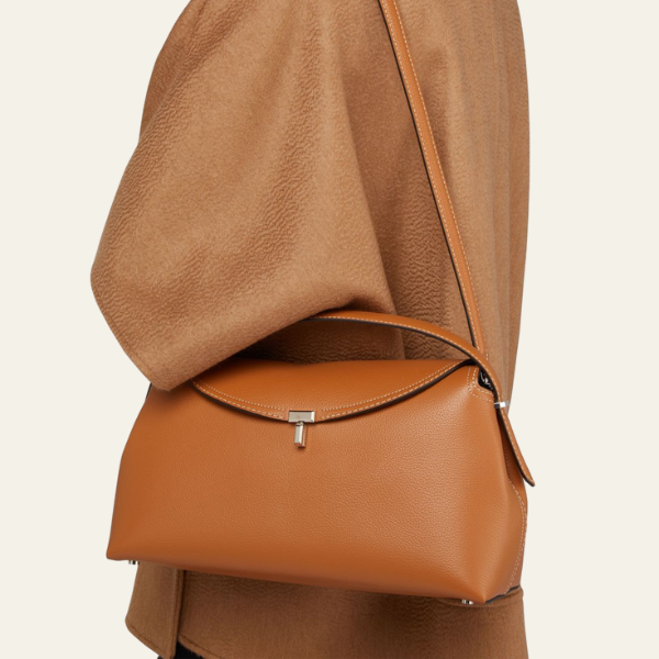 MILAN T-LOCK LEATHER BAG