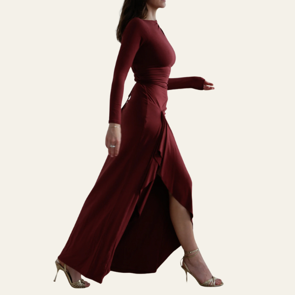 VENICE LONG SLEEVE MAXI DRESS