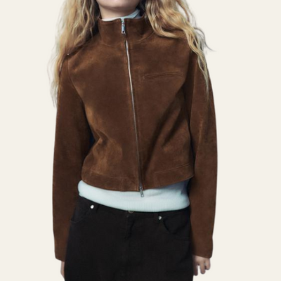 ZURICH VEGAN SUEDE JACKET