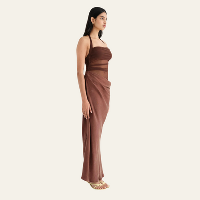 BARCELONA SILHOUETTE MAXI DRESS