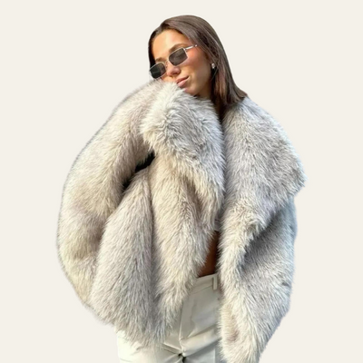 MONACO FAUX FUR COAT