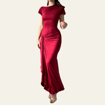 VENICE SHORT SLEEVE MAXI DRESS