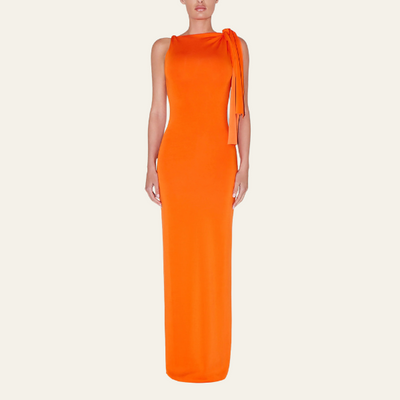 MONTE CARLO SUEDE MAXI DRESS