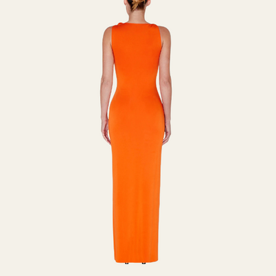 MONTE CARLO SUEDE MAXI DRESS