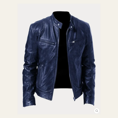 AMSTERDAM FAUX LEATHER JACKET