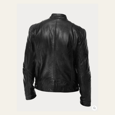 AMSTERDAM FAUX LEATHER JACKET