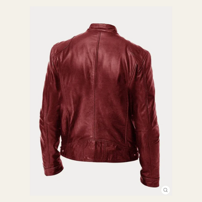 AMSTERDAM FAUX LEATHER JACKET