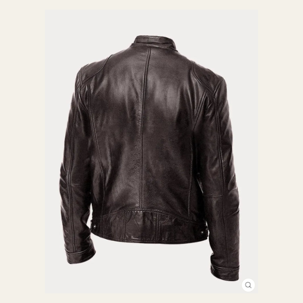 AMSTERDAM FAUX LEATHER JACKET