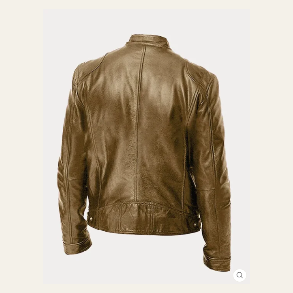 AMSTERDAM FAUX LEATHER JACKET