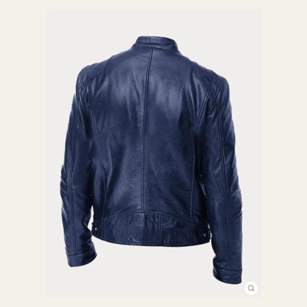 AMSTERDAM FAUX LEATHER JACKET