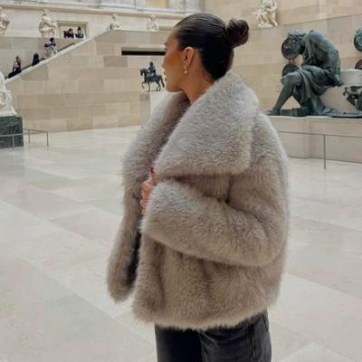 MONACO FAUX FUR COAT