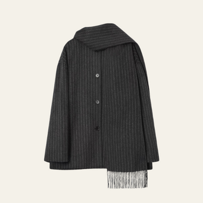 ST TROPEZ WOOL SCARF JACKET