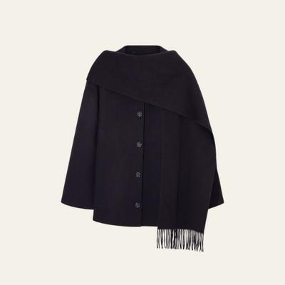 ST TROPEZ WOOL SCARF JACKET