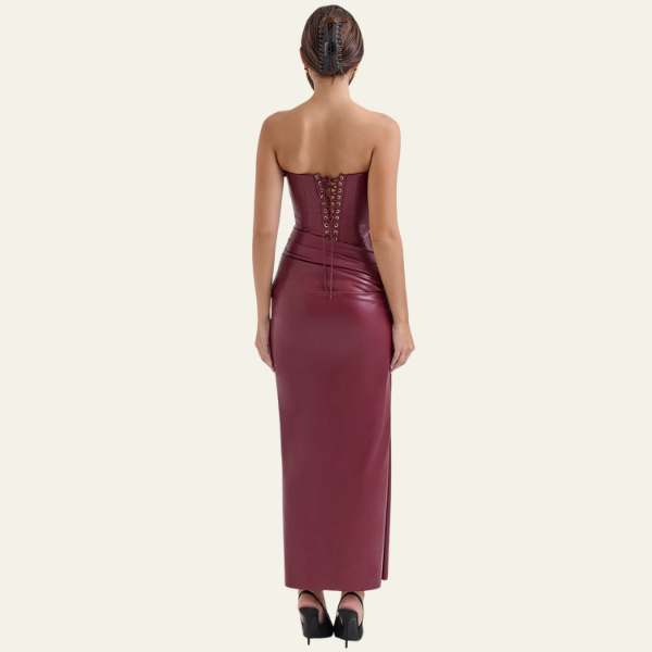 VENICE VEGAN MIDI DRESS