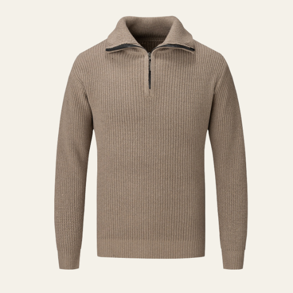 VENICE HALF-ZIP SWEATER