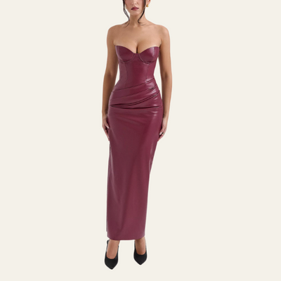 VENICE VEGAN MIDI DRESS