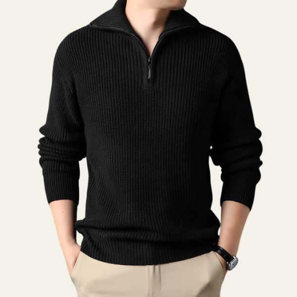 VENICE HALF-ZIP SWEATER