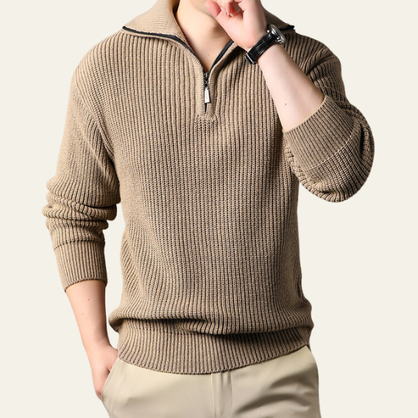 VENICE HALF-ZIP SWEATER