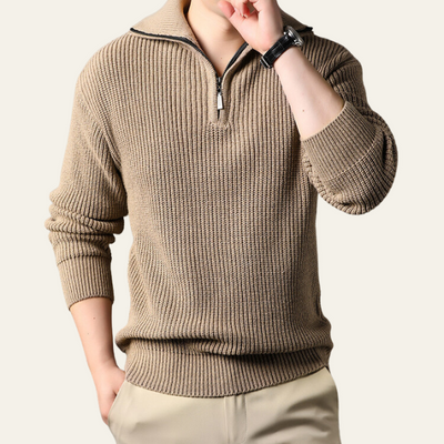 VENICE HALF-ZIP SWEATER