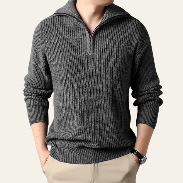 VENICE HALF-ZIP SWEATER