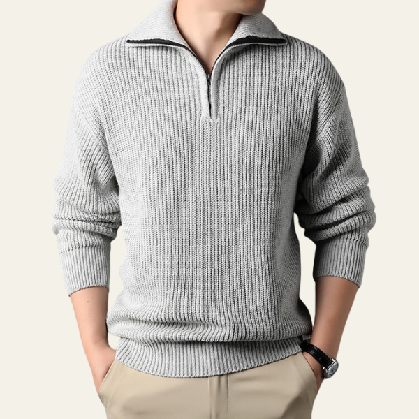 VENICE HALF-ZIP SWEATER