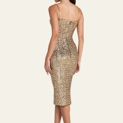 MONACO GOLD DRESS