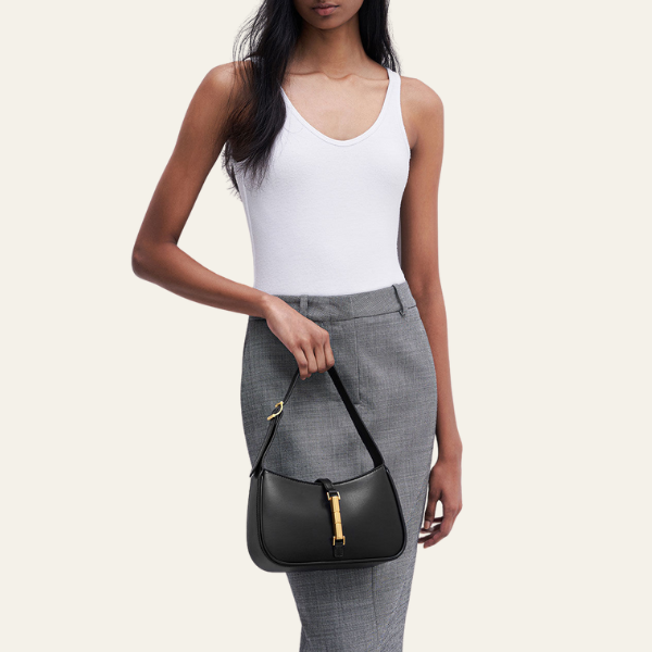 CAPRI METALLIC SHOULDER BAG