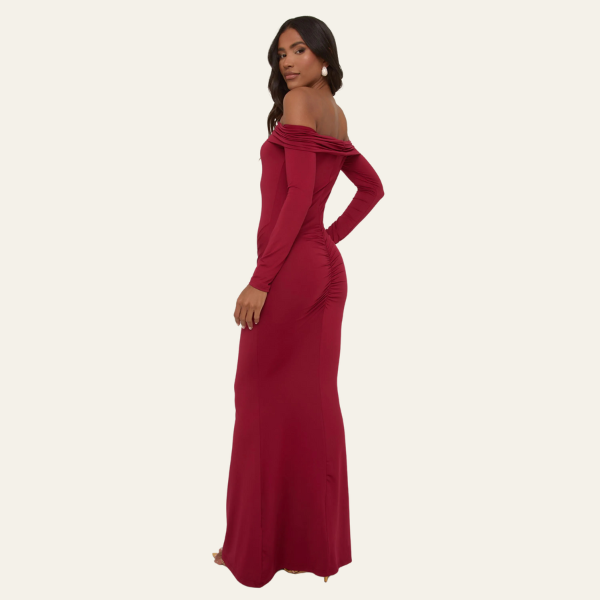 VENICE BARDOT MAXI DRESS