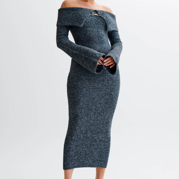 ROME KNIT MIDI DRESS