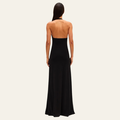 BEVERLY HILLS CUPRO MAXI DRESS