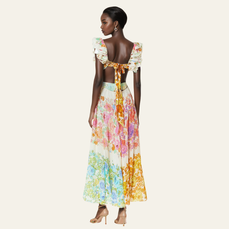 FLORENCE FLOWER MAXI DRESS