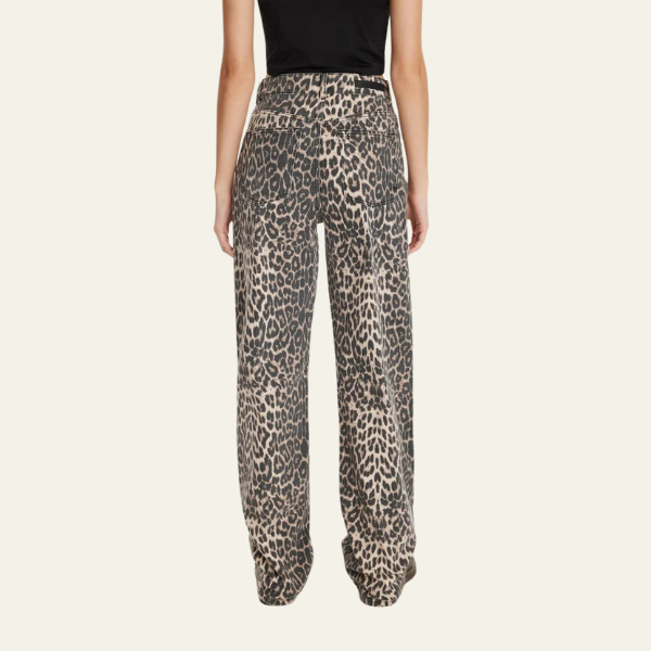 CANNES LEOPARD JEANS