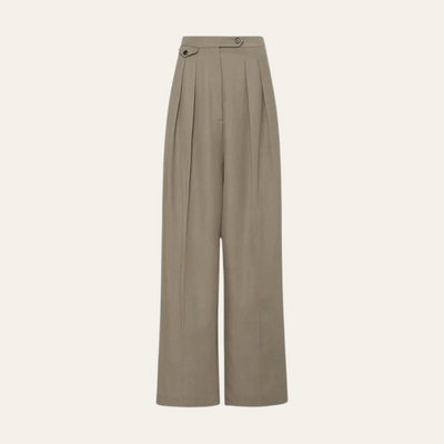 VIENNA WOOLEN OVERSIZED PANTALON