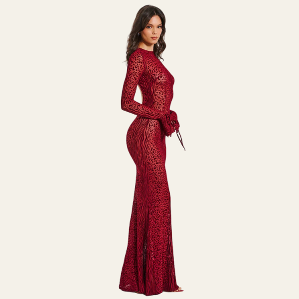 MADRID VELVET MESH DRESS