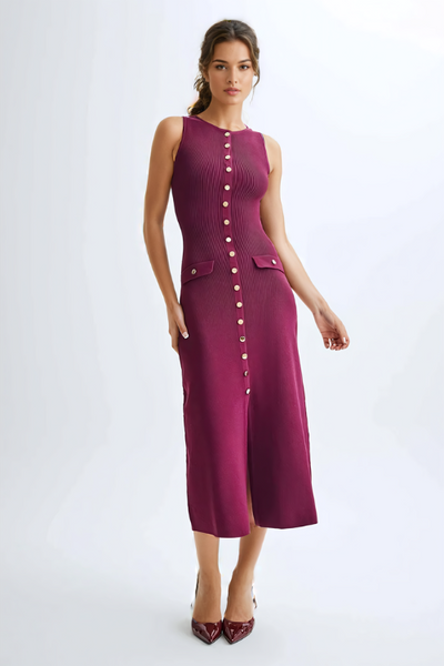 PARIS BUTTONED MAXI DRESS