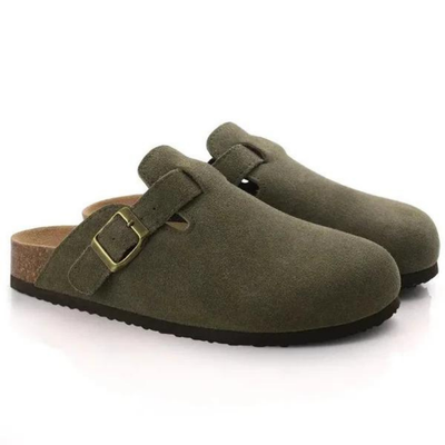 MONTE CARLO SUEDE CLOGS